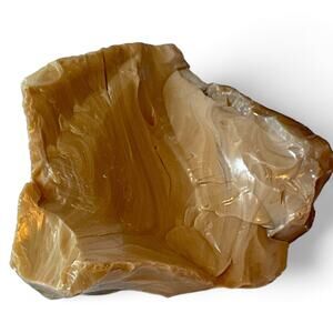 Carmel Chocolate Art Glass Cullet Opaque Multitone Swirl‎ Slag Glass #4XL90